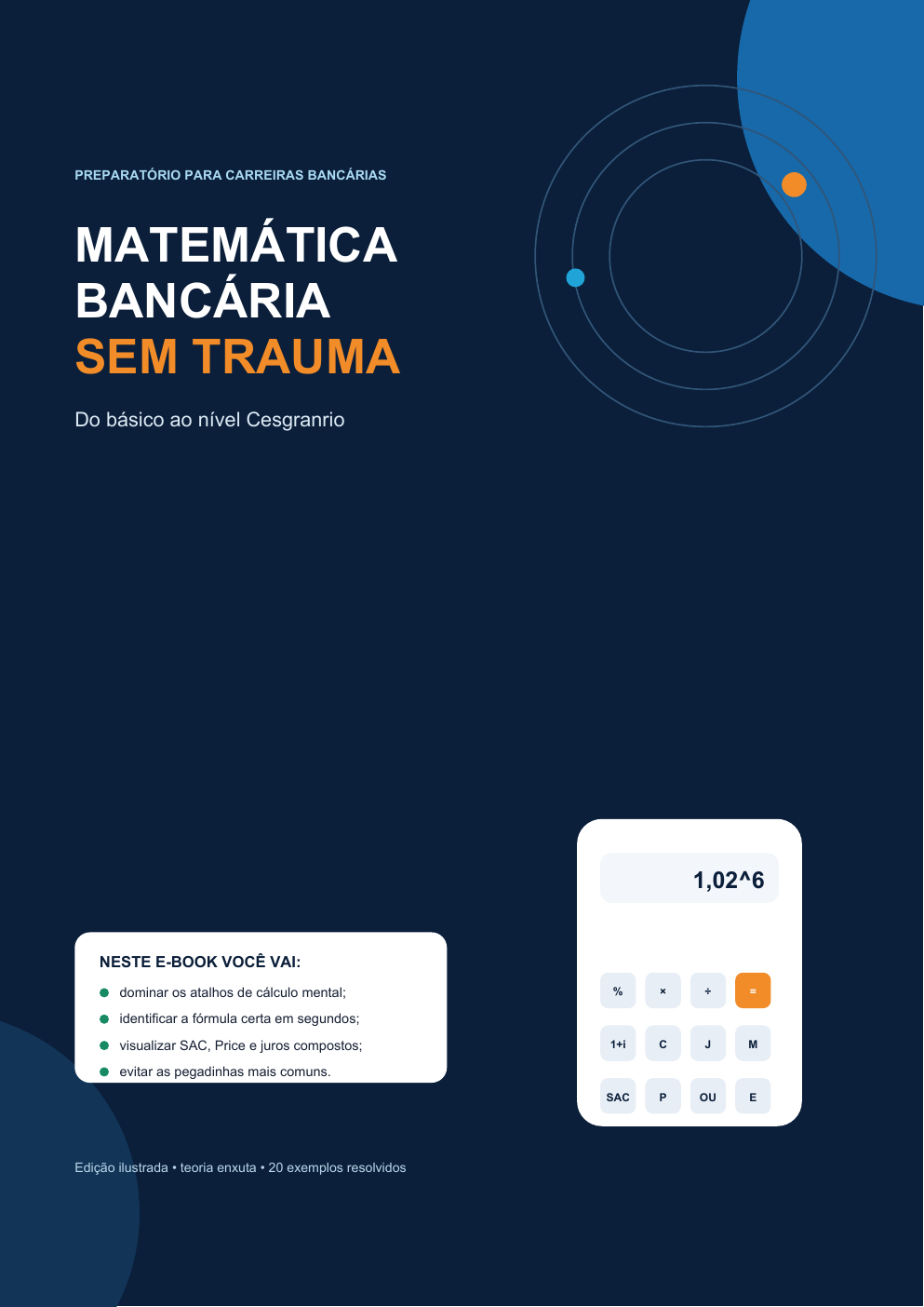 Capa do e-book Matemática Bancária Sem Trauma